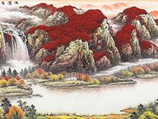 Схема вышивки «Mountain Landscape»