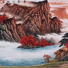 Оригинал схемы вышивки «Mountain Landscape» (№2299176)