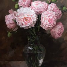 Схема вышивки «Букет пионов»