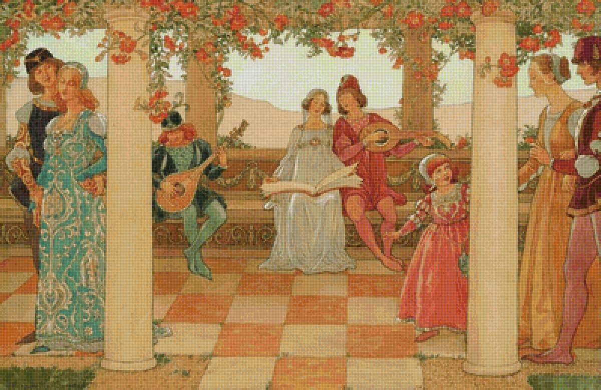 вечер - картина - предпросмотр