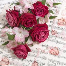 Схема вышивки «Розы»