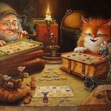 Схема вышивки «игроки»