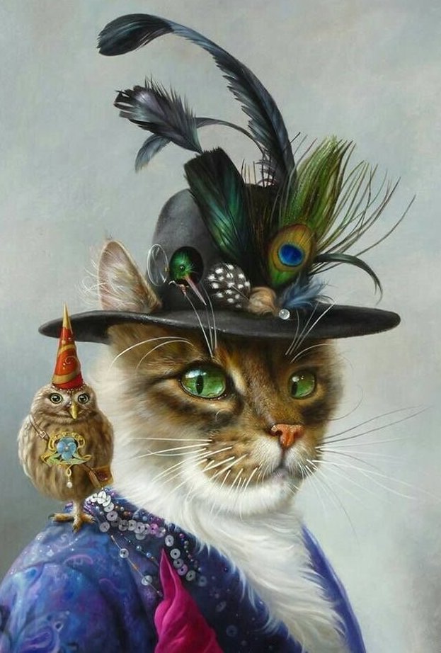 кот - портрет, животные, кот - оригинал