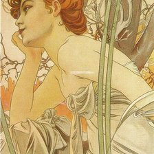 Схема вышивки «девушка»