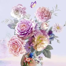 Схема вышивки «букет»