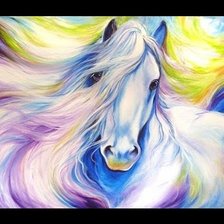 Схема вышивки «лошадь»