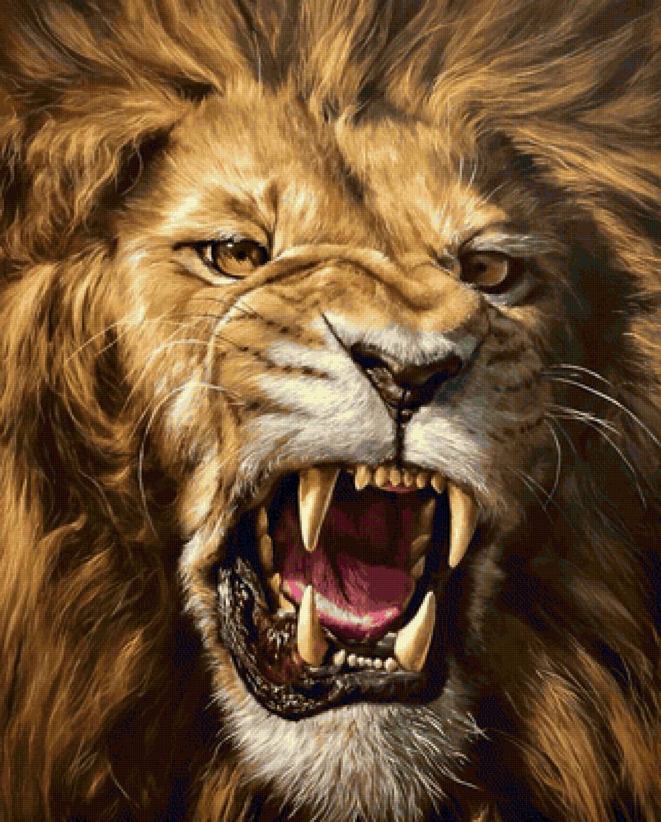 Оскал льва - предпросмотр