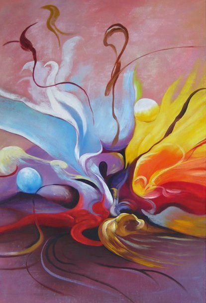 ТРИПТИХ АБСТРАКЦИЯ 2 - denecs - оригинал