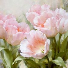 Схема вышивки «Тюльпаны»