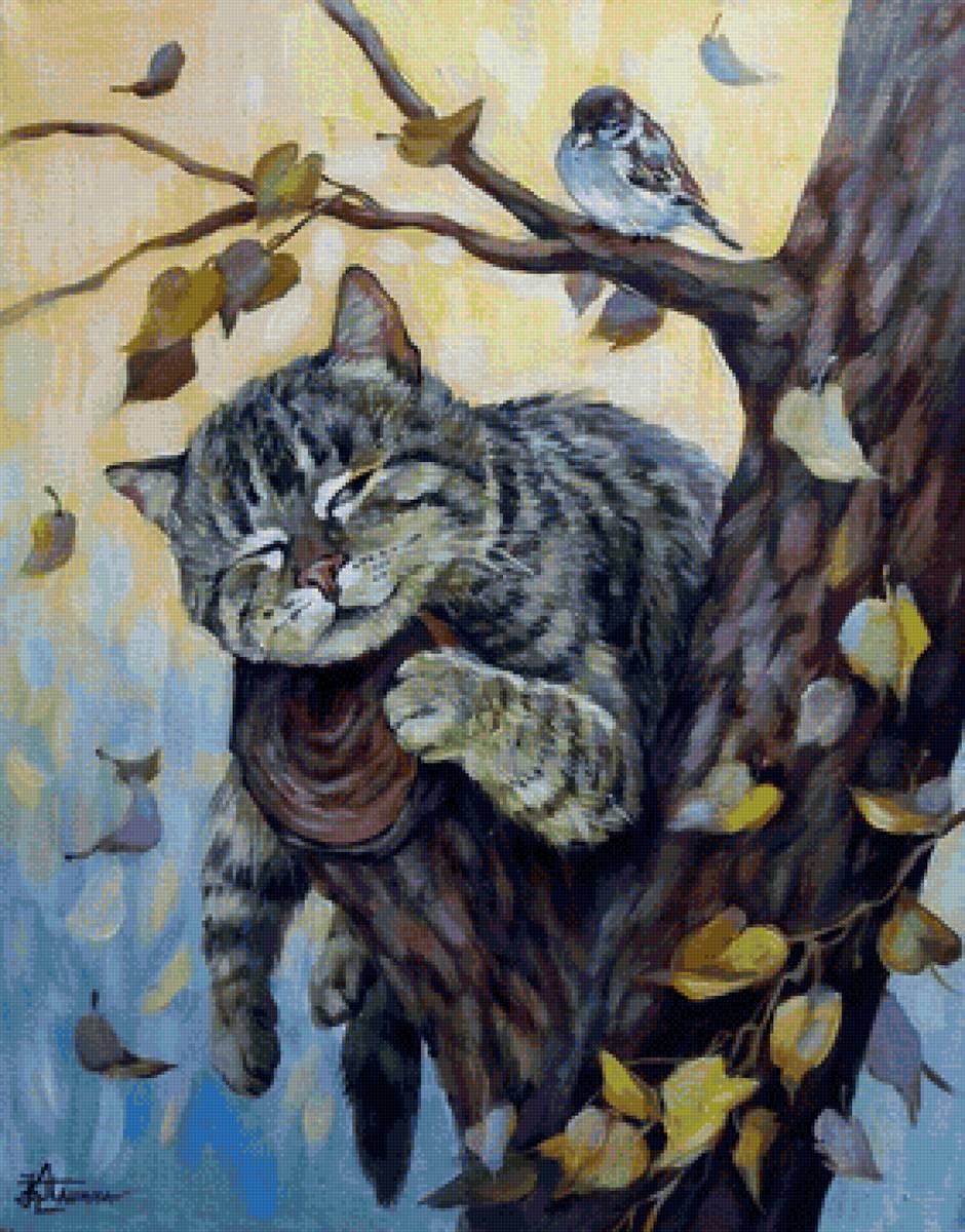 кот - животные, портрет, кот - предпросмотр