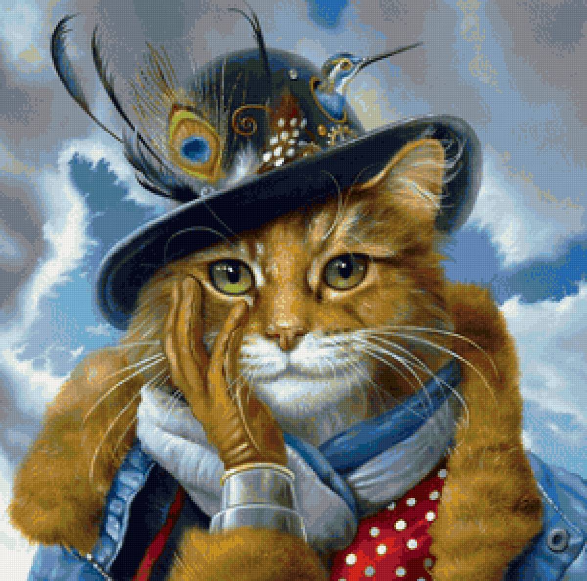 Кисуля - портрет кошечка - предпросмотр