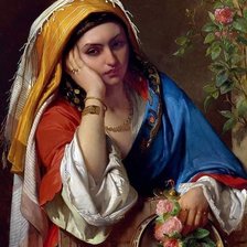 Схема вышивки «dame»