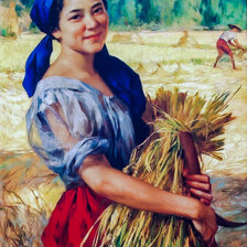 Схема вышивки «1920 Dalagang Filipina»