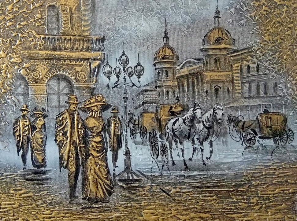 Городской пейзаж - оригинал