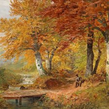 Схема вышивки «Пейзаж»