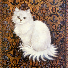 Оригинал схемы вышивки «кот» (№2302421)
