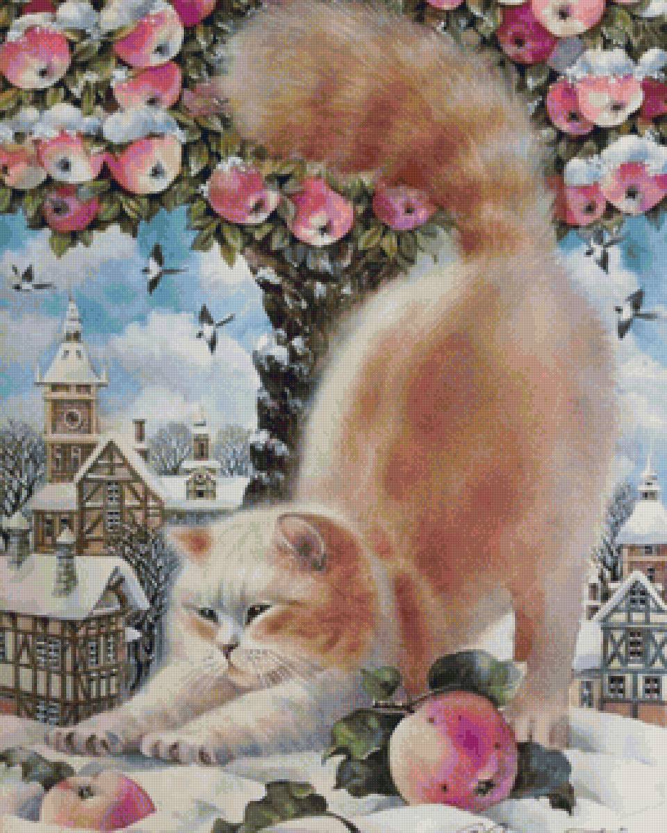 кот - животные, кот, портрет - предпросмотр