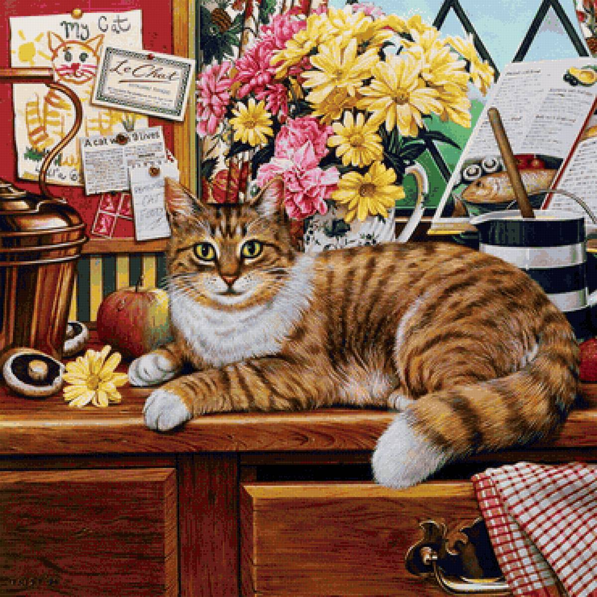 кот - кот, животные, портрет - предпросмотр