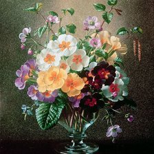 Оригинал схемы вышивки «цветы» (№2302777)