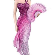 Схема вышивки «ЛЕДИ С ВЕЕРОМ»