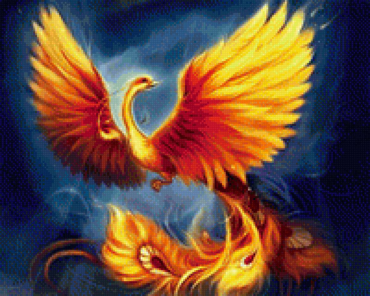 Феникс - жар-птица, феникс - предпросмотр