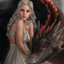 Схема вышивки «Daenerys»