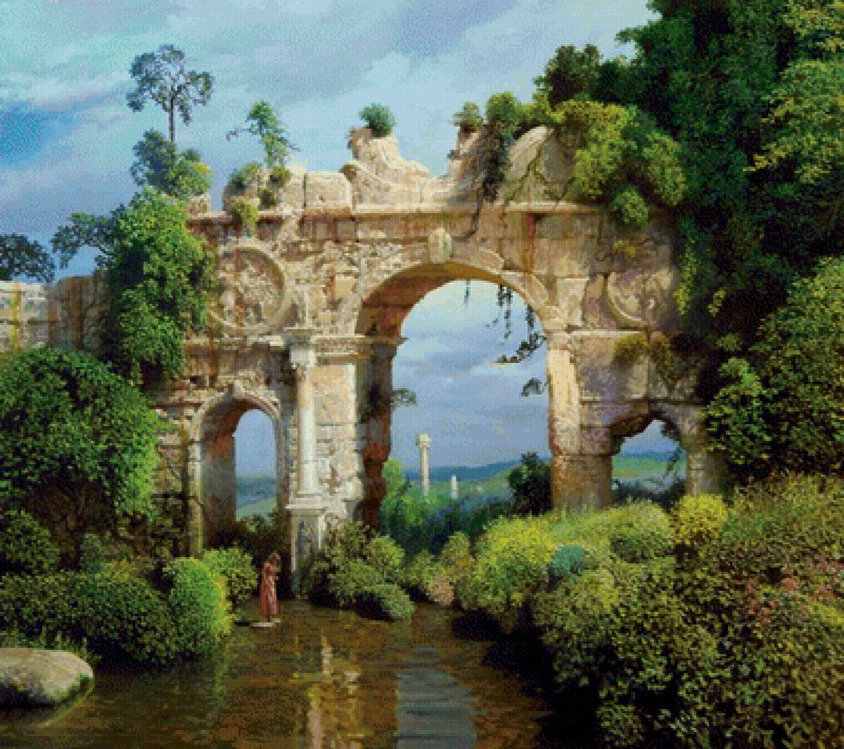 А Саидов - картина. природа, пейзаж - предпросмотр