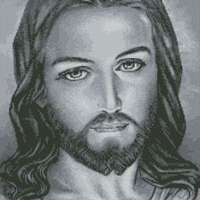 Оригинал схемы вышивки «Jesus» (№2305828)