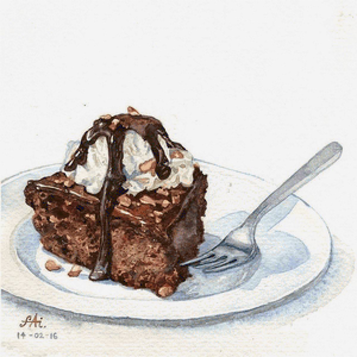 ТОРТ ПЛОМБИР С ШОКОЛАДНЫМ СУФЛЕ - торты, пироженые - предпросмотр