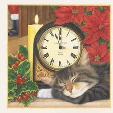 Котик и часы