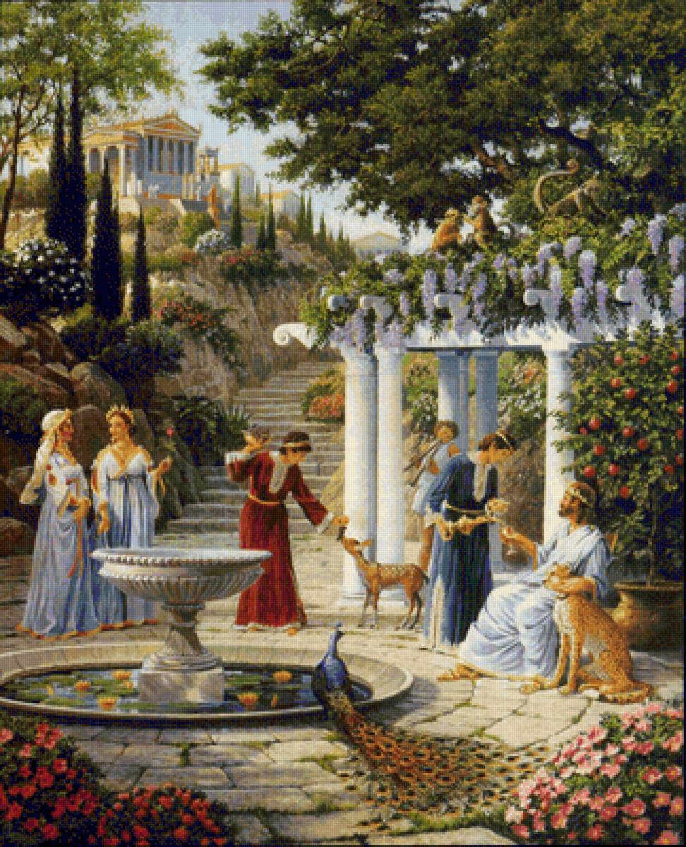 ЛЛОЙД ТАУНСЕНД. САДЫ АТЛАНТИДЫ-2 - картины - предпросмотр