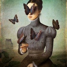 Схема вышивки «скромность»