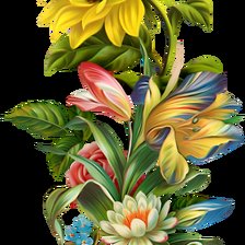 Схема вышивки «цветы»