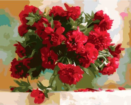 czerwone piwonie - оригинал