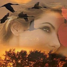 Схема вышивки «девушка»