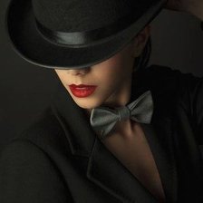 Схема вышивки «девушка»