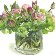 Схема вышивки «Цветы»