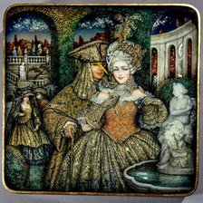 Схема вышивки «giardino di Versailles»