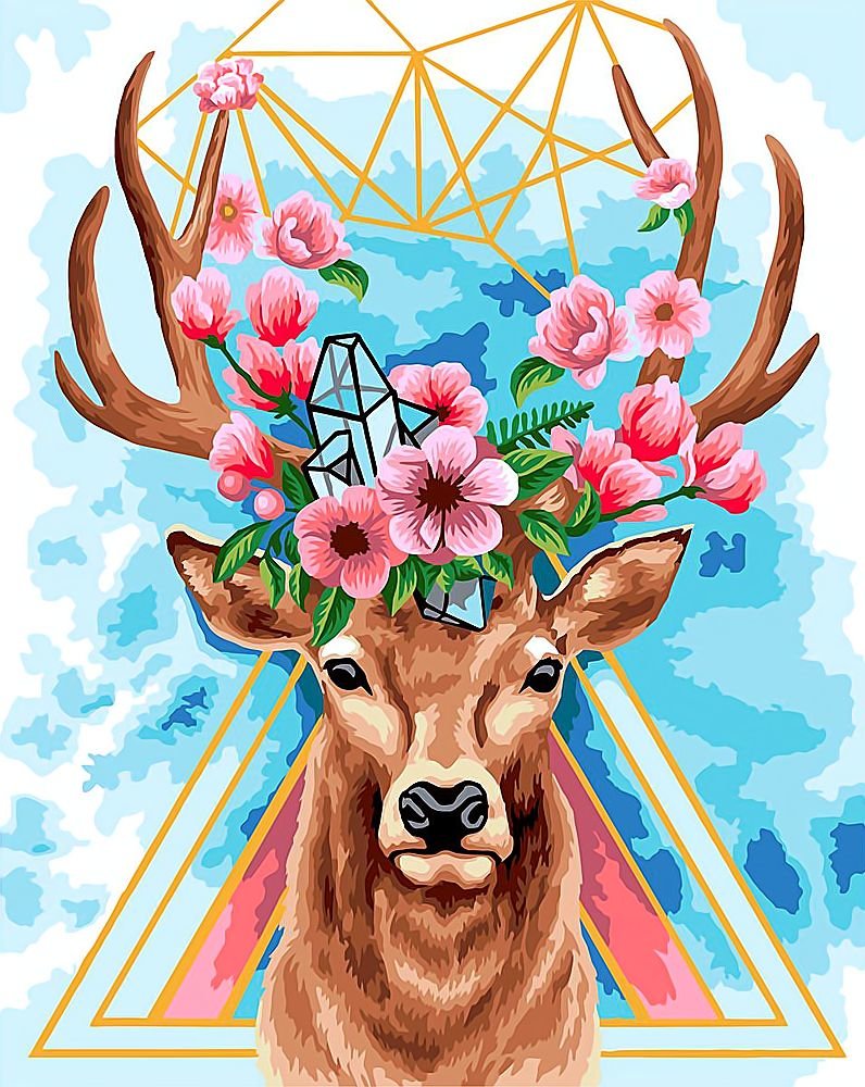 Олень. - олень, животные - оригинал