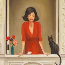 Схема вышивки «mujer»