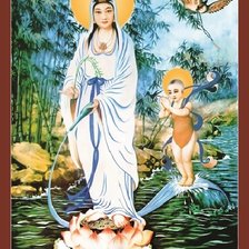 Схема вышивки «Quan âm bồ tát»