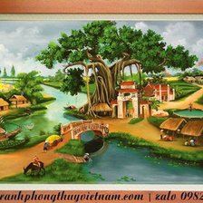 Схема вышивки «Làng quê Bắc Bộ»