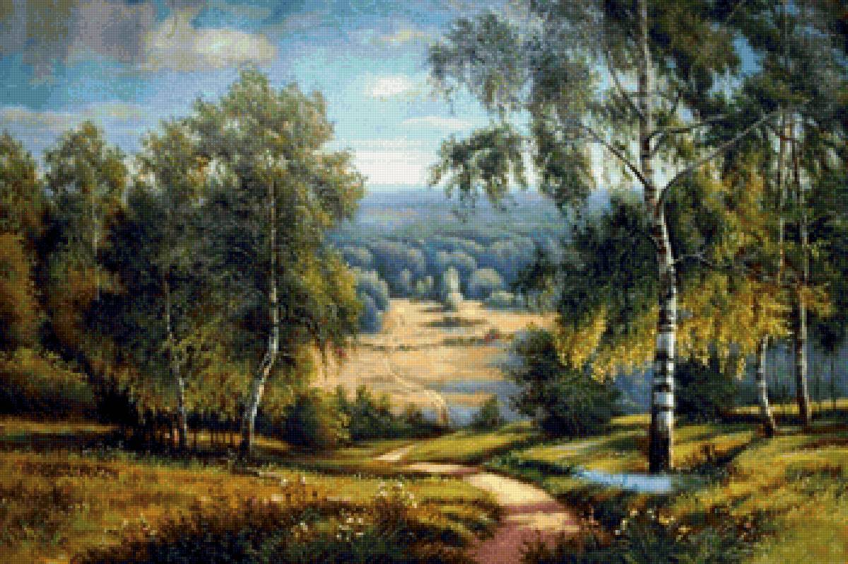 Тропинка в лесу - лето, березы, лес, тропинка, природа - предпросмотр