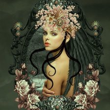 Схема вышивки «ritratto»