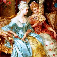 Схема вышивки «amiche»