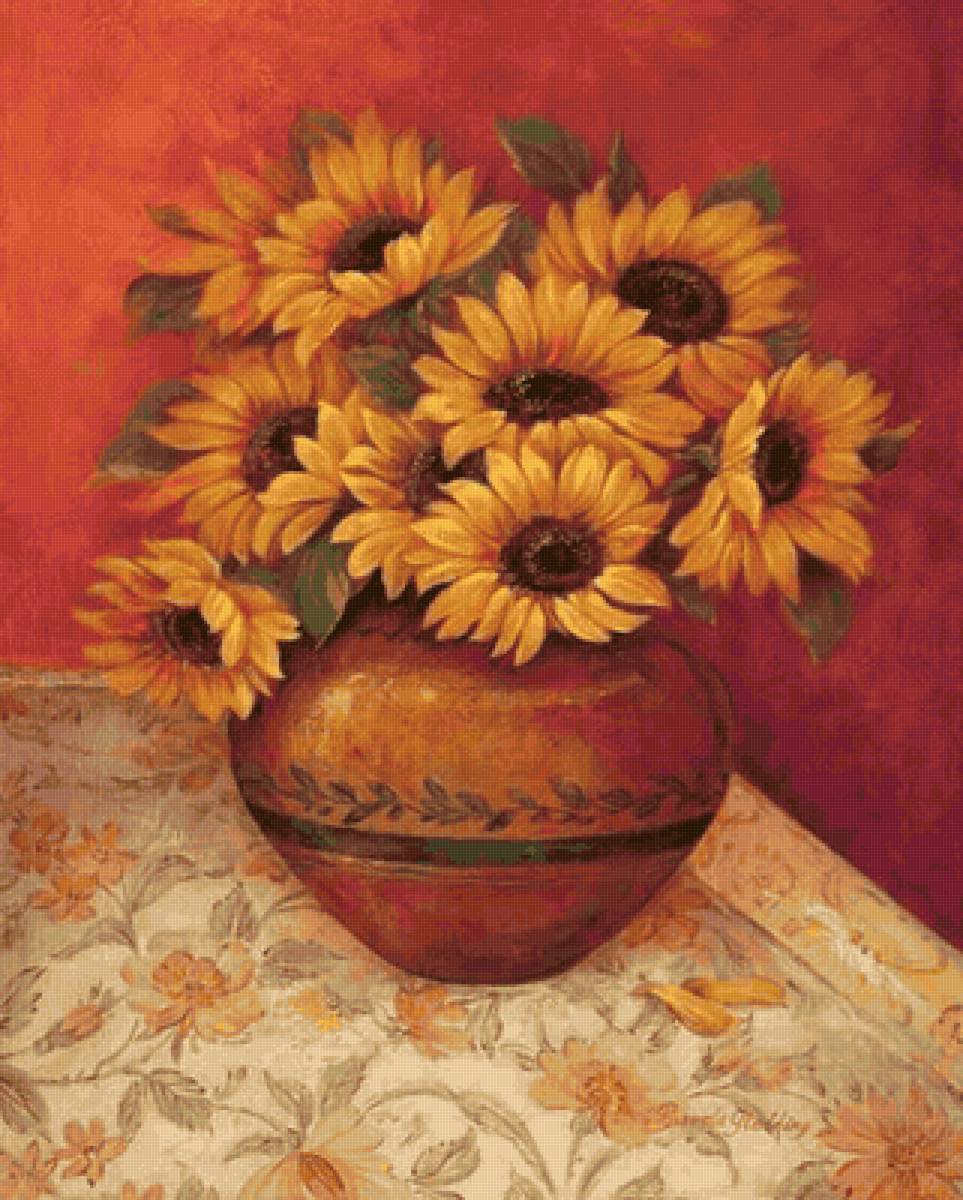 Подсолнухи - предпросмотр