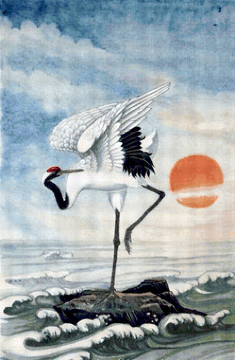 Guindastes. - pássaro - предпросмотр