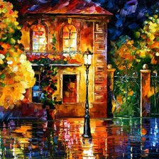 Схема вышивки «Дом и Фонарь»