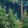 Предпросмотр схемы вышивки «Сосны на берегу реки» (№2312542)