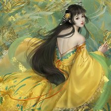 Схема вышивки «ragazza»